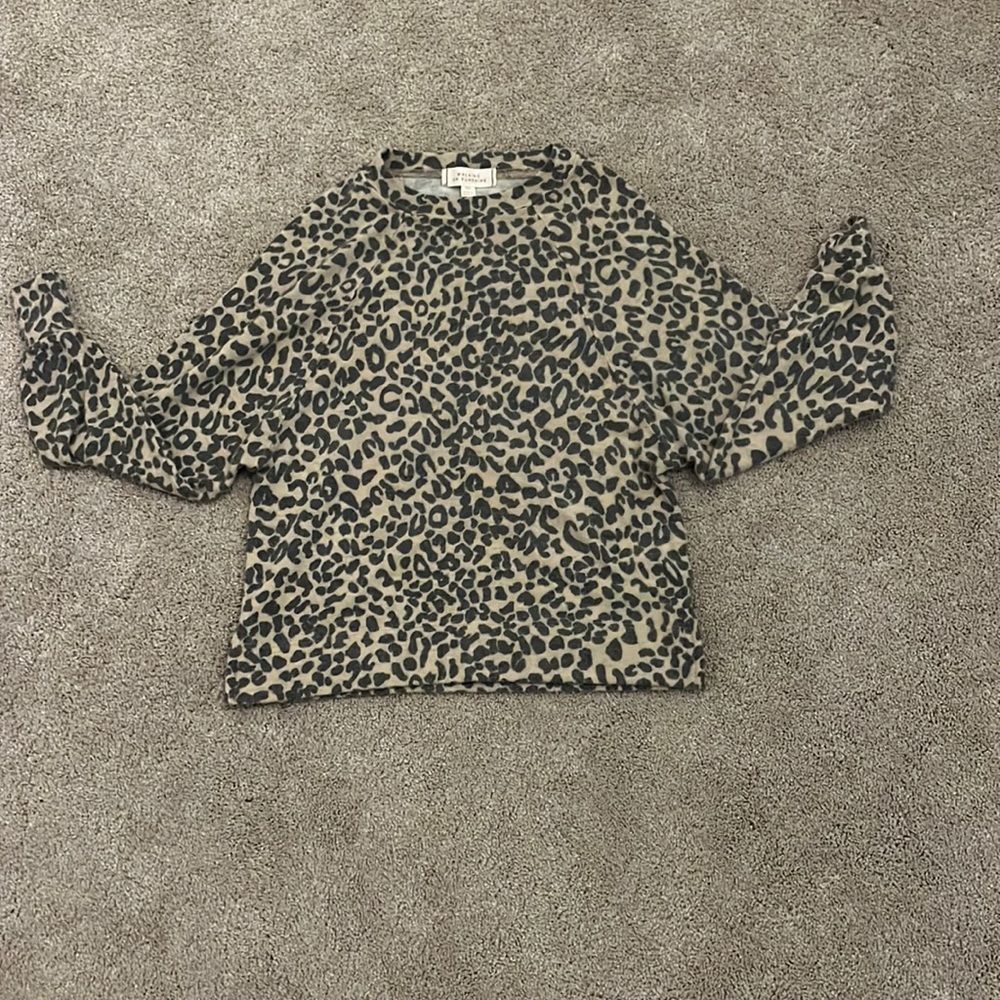 Girls leopard Top